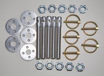 Hood Pin Kit 1/2in Alum - Burlile Performance Products