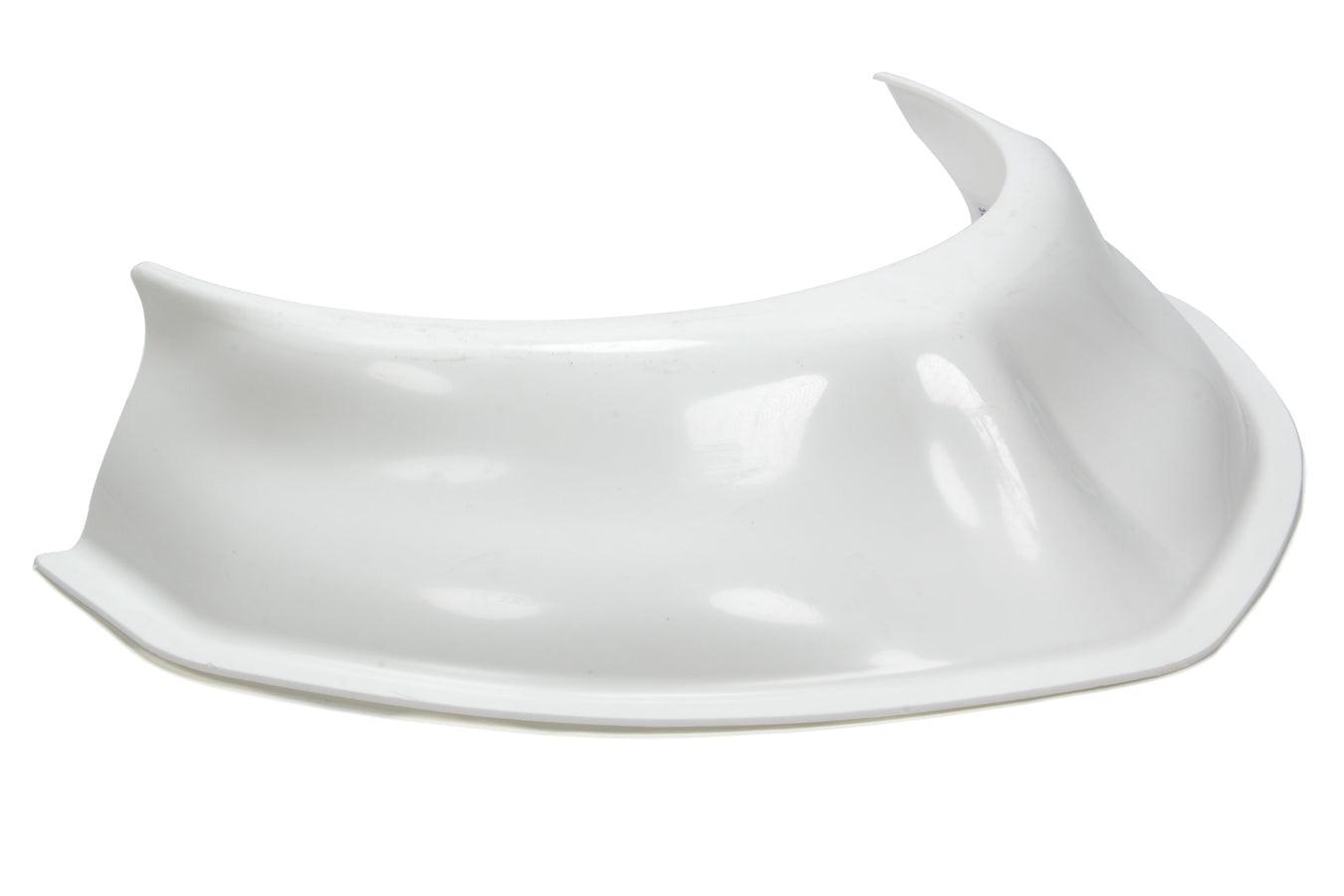 Hood Scoop White 3.5in Tall - Burlile Performance Products