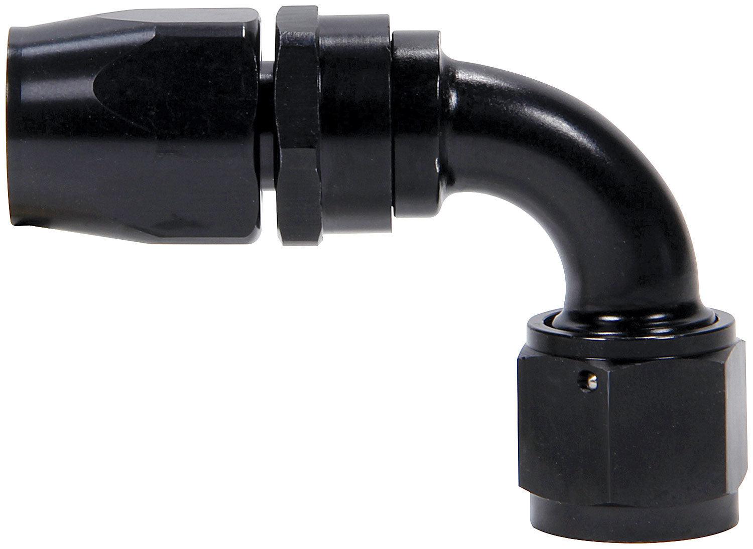 Hose End 90 Degree -10 Black - Burlile Performance Products