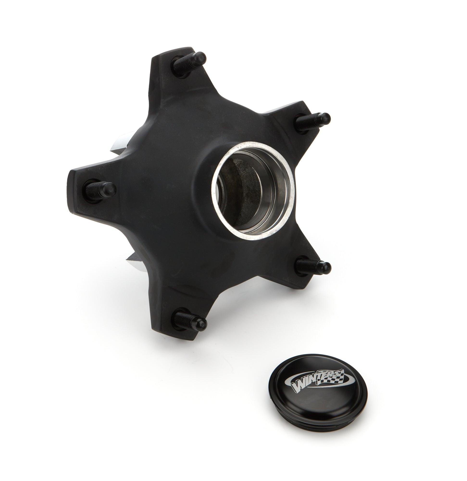 Hub Front Wide 5 Black Cap - Burlile Performance Products
