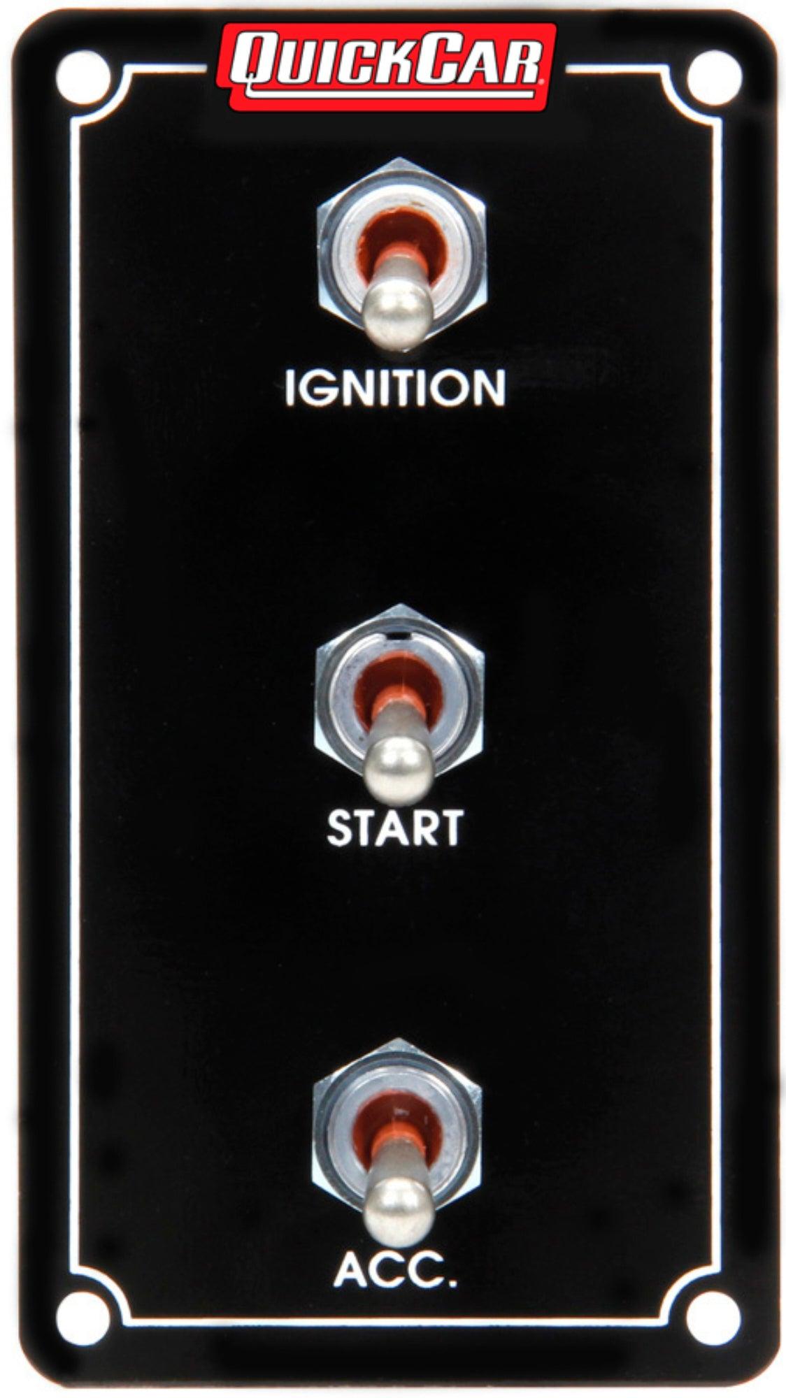 Ign. Panel Extreme Vert. 3 Switch Pigtail End - Burlile Performance Products