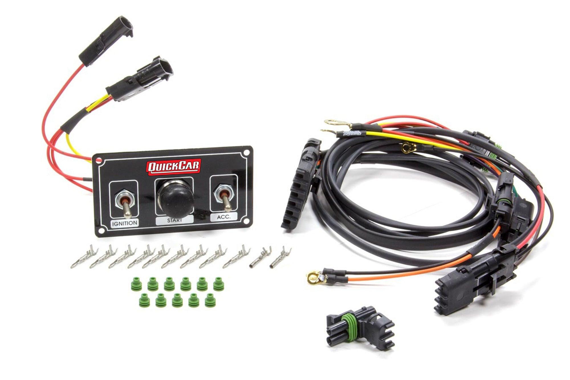 Ignition Harness / Panel Black Modified - Burlile Performance Products