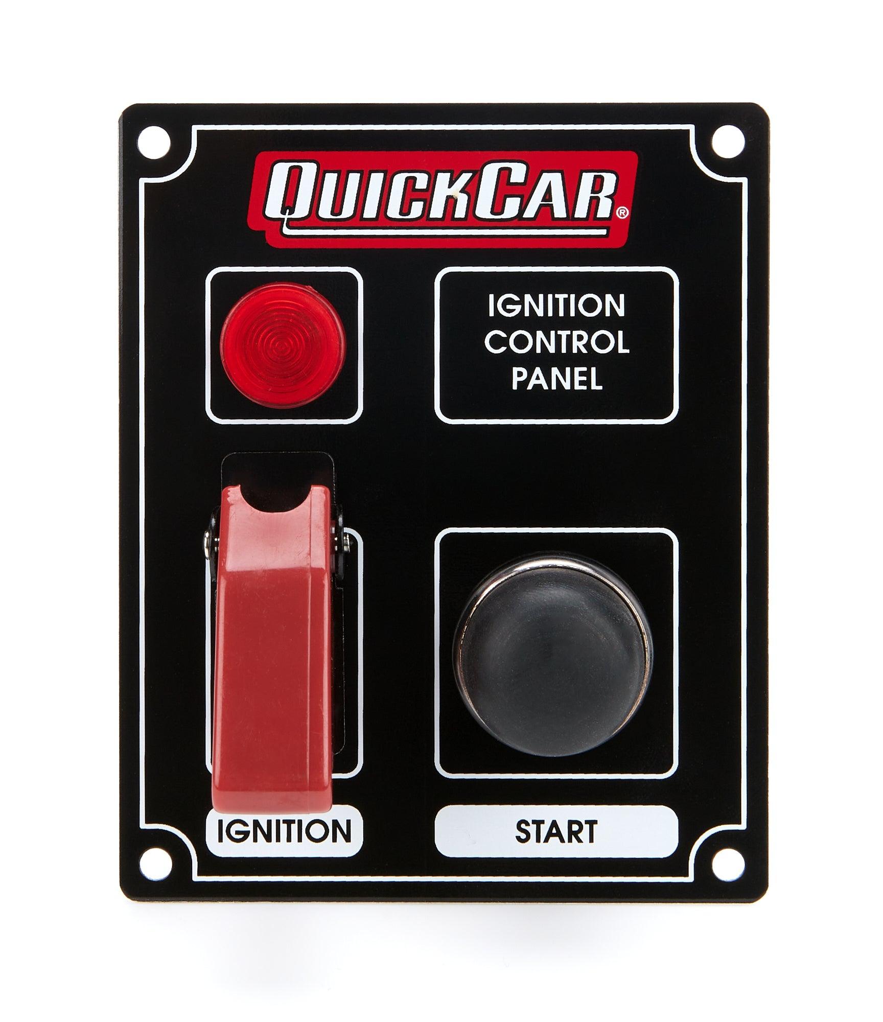 Ignition Panel Black w/ Flip Switch & Lights - Burlile Performance Products