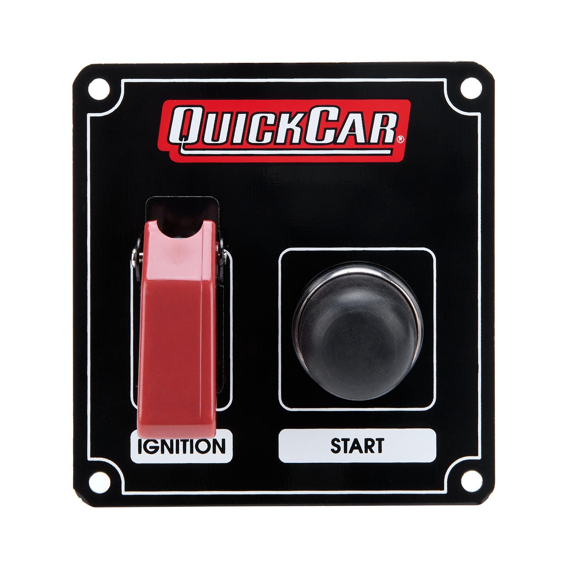 Ignition Panel Black w/ Flip Switch - Burlile Performance Products