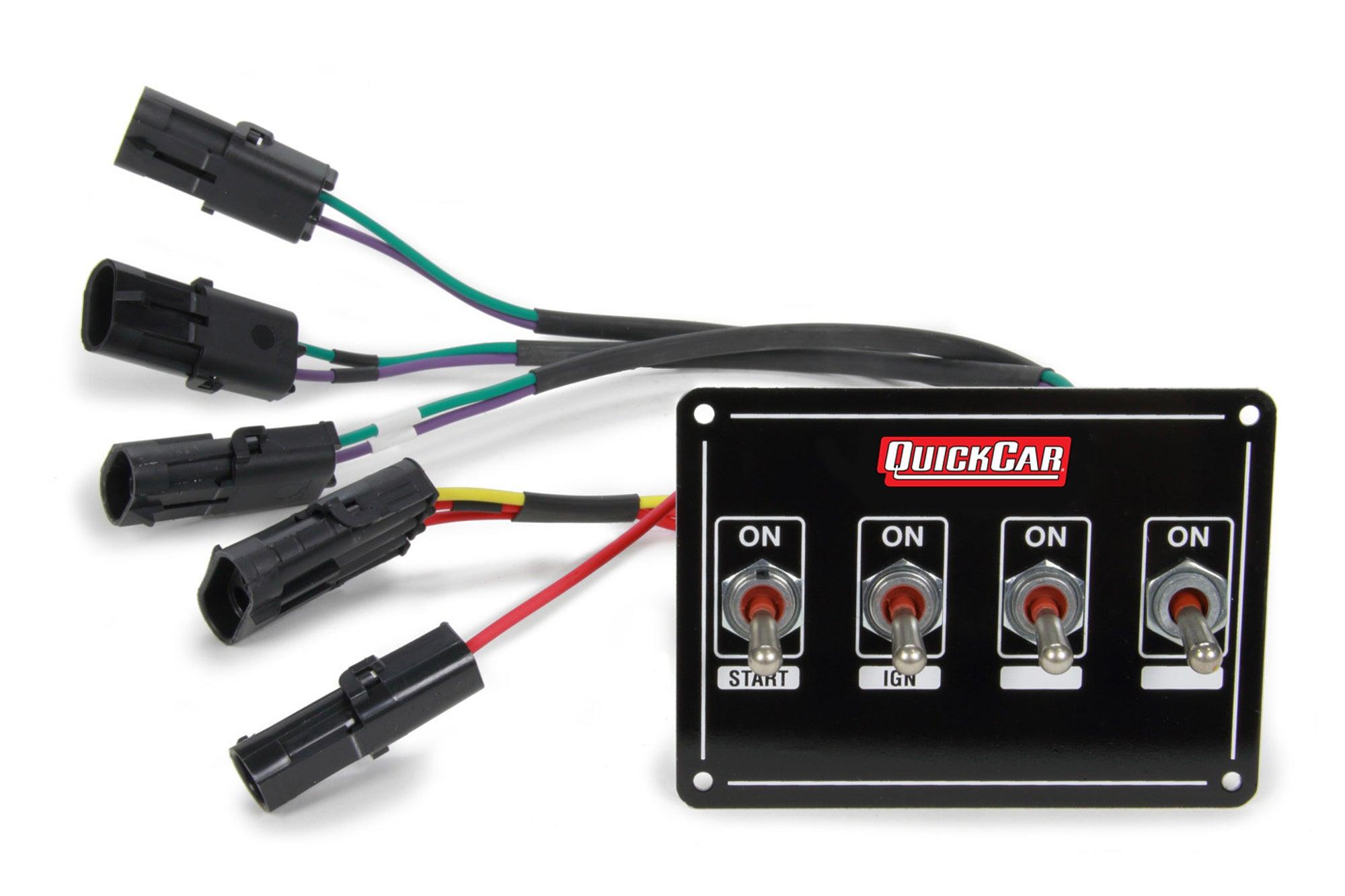 Ignition Panel Extreme 4 4-Switch Dual Mag. Pckup - Burlile Performance Products