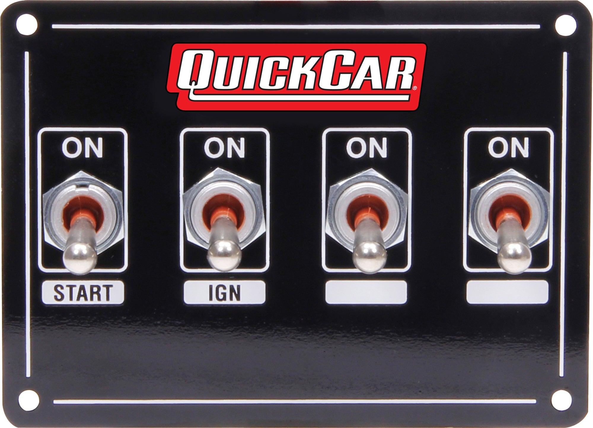 Ignition Panel Extreme 4 Switch w/ Pigtail - Burlile Performance Products