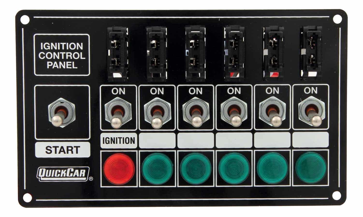 Ignition Panel - Extreme Fused w/Lights - Burlile Performance Products