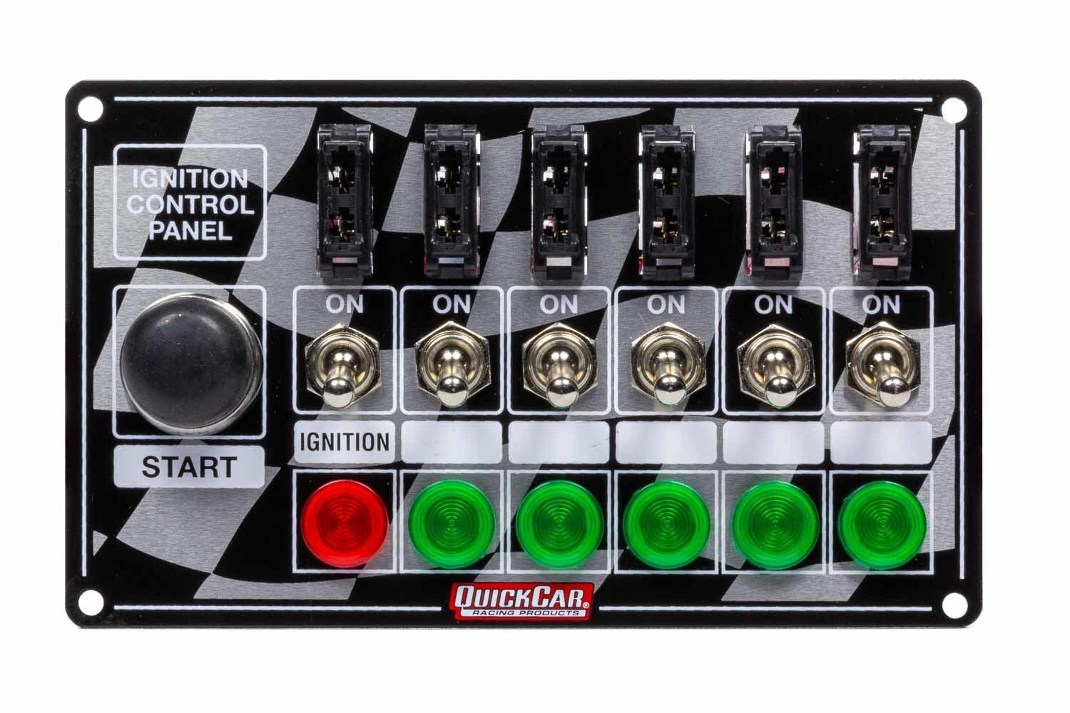 Ignition Panel Fused w/Start Button & Lights - Burlile Performance Products