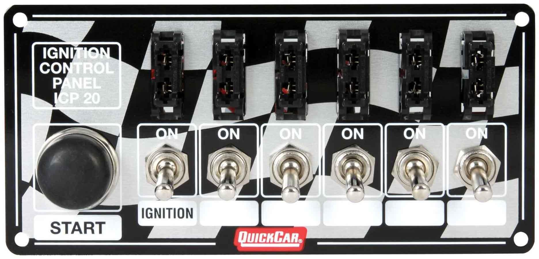 Ignition Panel Fused w/Start Button - Burlile Performance Products