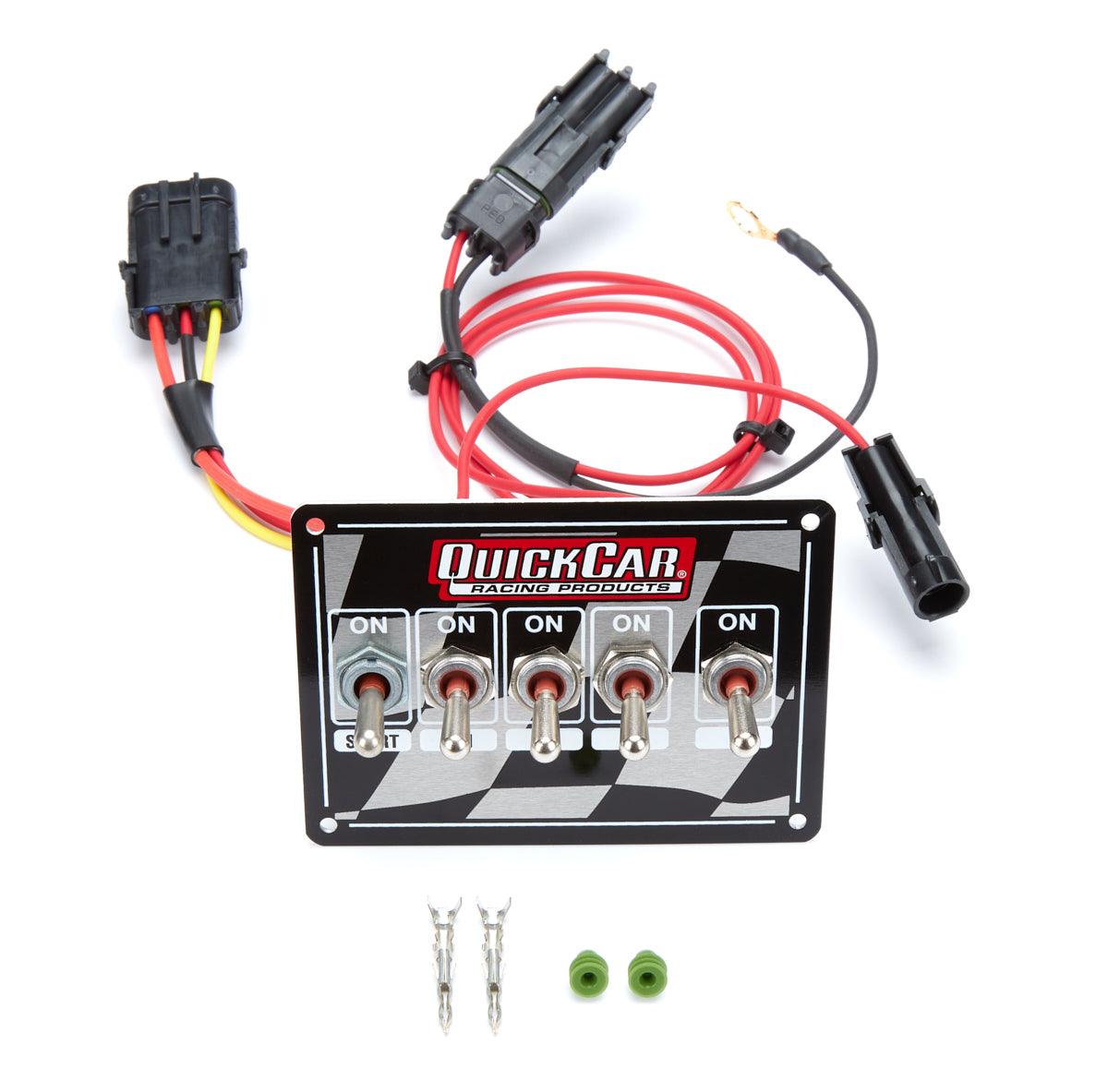 Ignition Panel - Single Ing. w/Acc Switches Chck - Burlile Performance Products