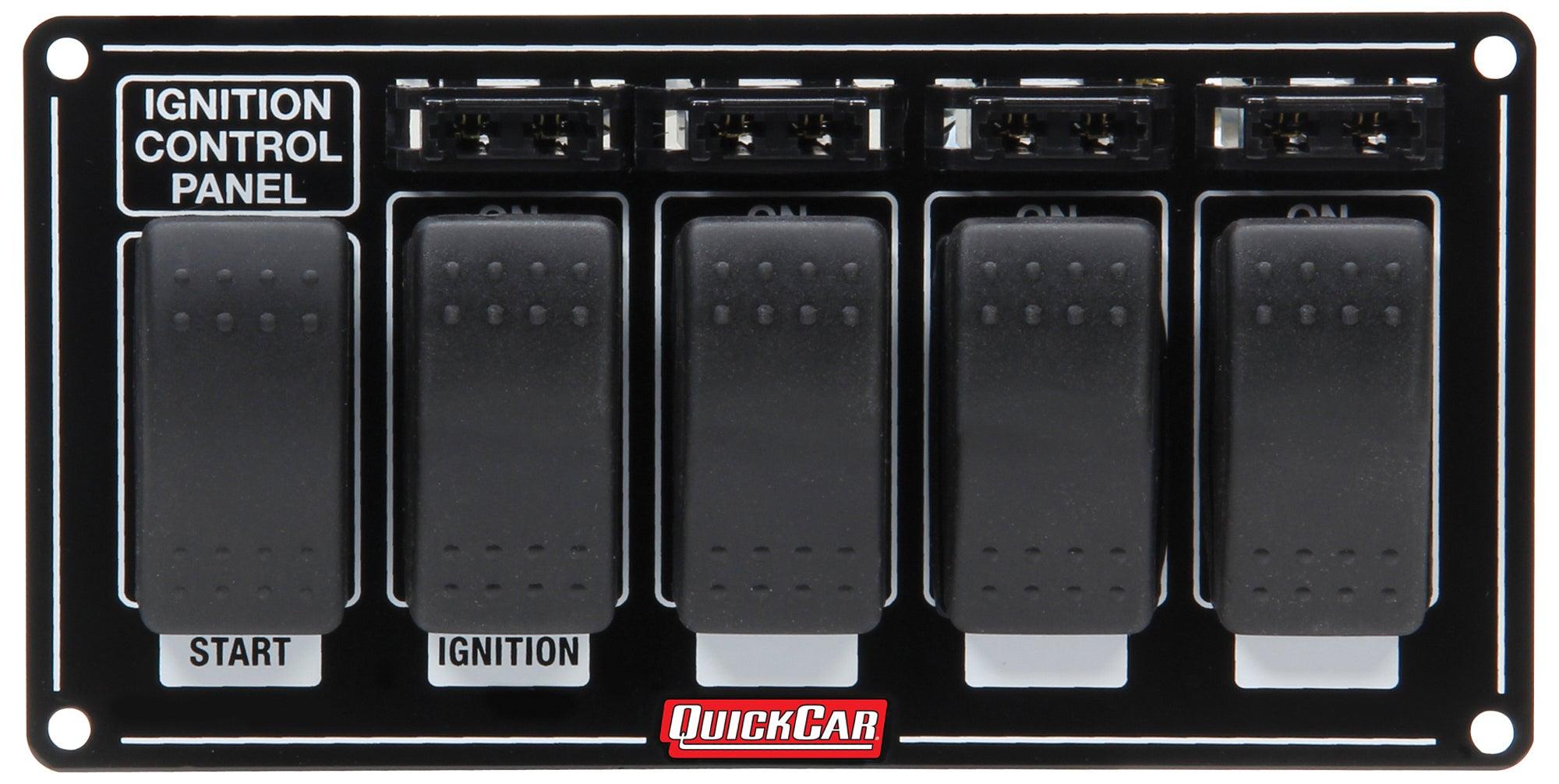 Ignition Panel w/ Rocker Switches & Fuses - Burlile Performance Products
