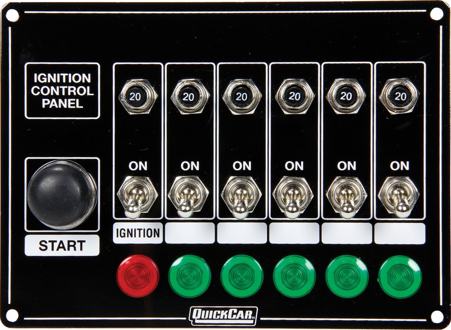 Ignition Panel w/Start But. 5 Acc. Circut Brkr - Burlile Performance Products