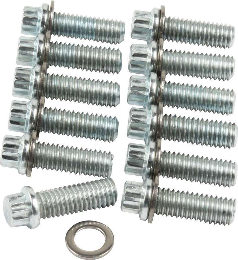 Intake Bolt Kit SBC 12PT 12pk - Burlile Performance Products