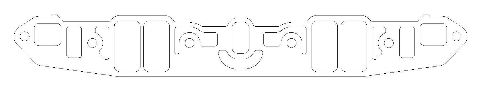 Intake Manifold Gasket Set SBM 318/340/360 - Burlile Performance Products