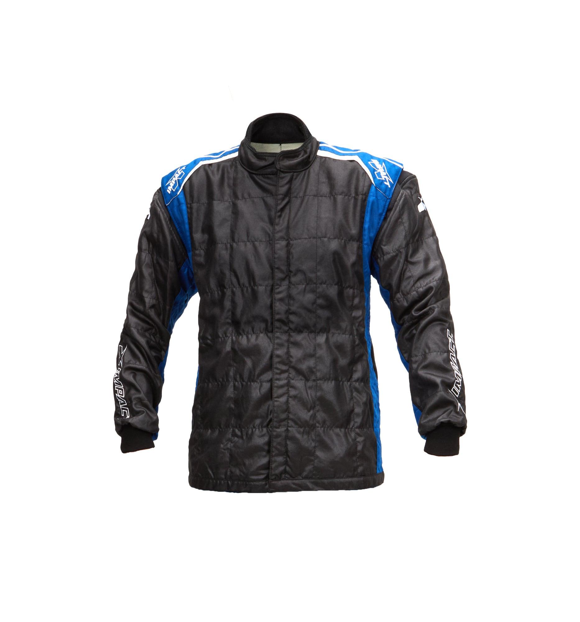 Jacket Racer 2.0 Large Black/Blue - Burlile Performance Products