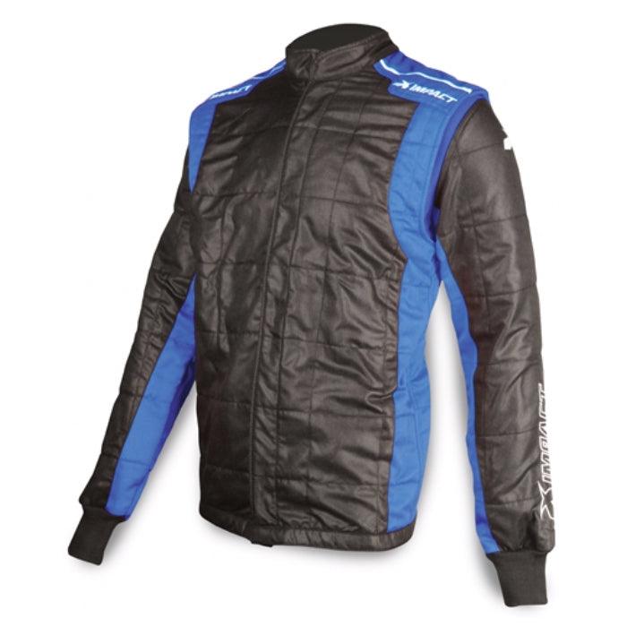 Jacket Racer Large Black/Blue - Burlile Performance Products