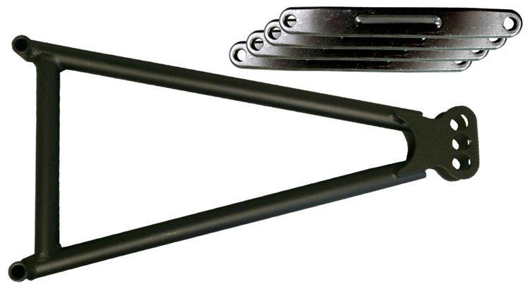 Jacobs Ladder 14in w/Straps Black 3-Hole - Burlile Performance Products