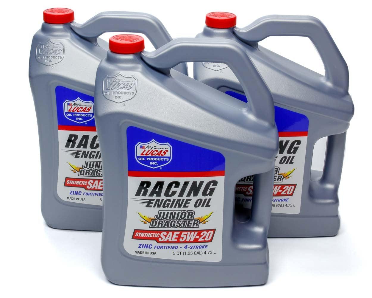 Jr. Dragster-Karting Oil 5w20 Case 3 x 5 Qt Jug - Burlile Performance Products