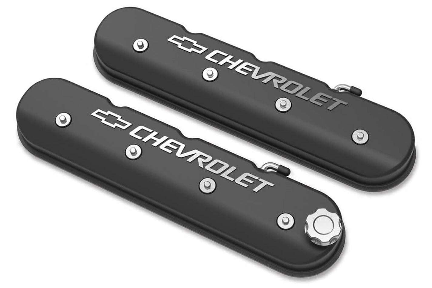 LS Series Valve Covers w/Bowtie Chevrolet Logo - Burlile Performance Products
