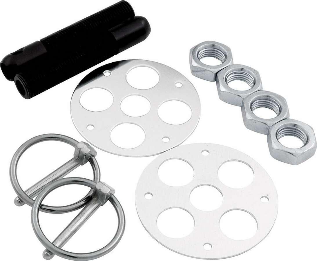 LW Alum Hood Pin Kit 1/2in Black - Burlile Performance Products