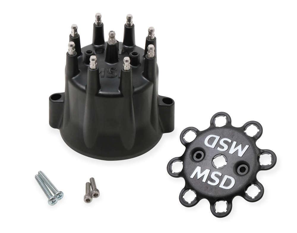 Marine HEI Tower Cap w/Wire Retainer Black - Burlile Performance Products