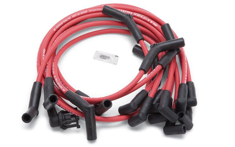Max Fire Plug Wire Set SBF 83-96 Red - Burlile Performance Products