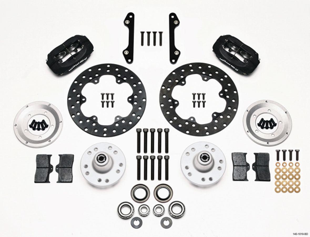 MD Drag Front Brake Kit GM Drilled Rotors - Burlile Performance Products