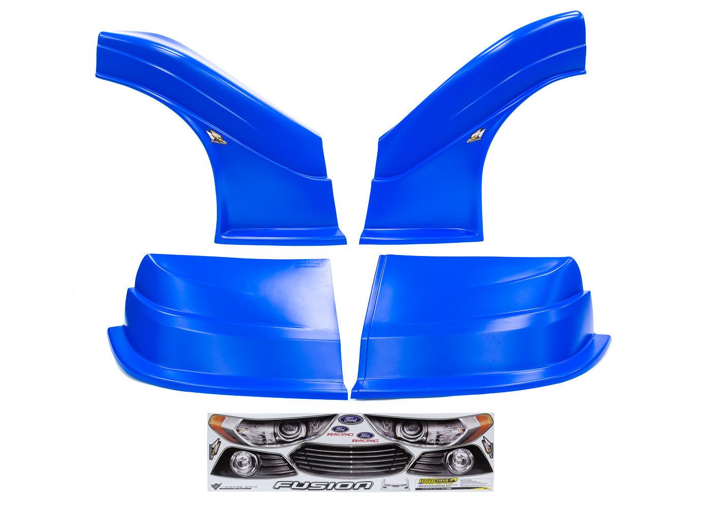 MD3 Evo DLM Combo Flt RS Fusion Chevron Blue - Burlile Performance Products