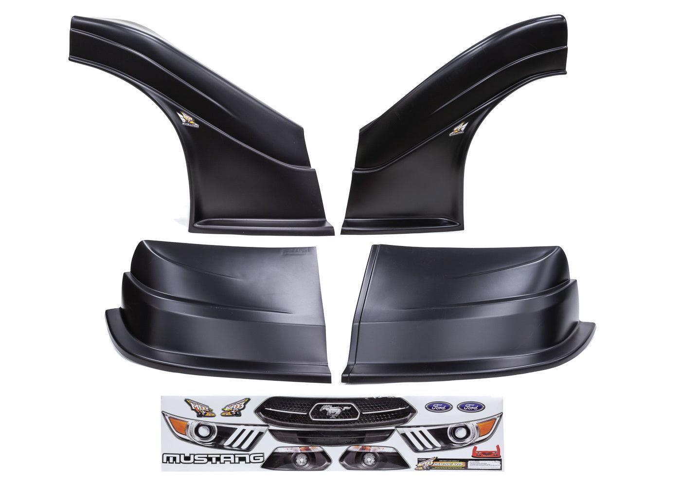 MD3 Evo DLM Combo Flt RS Mustang Black - Burlile Performance Products
