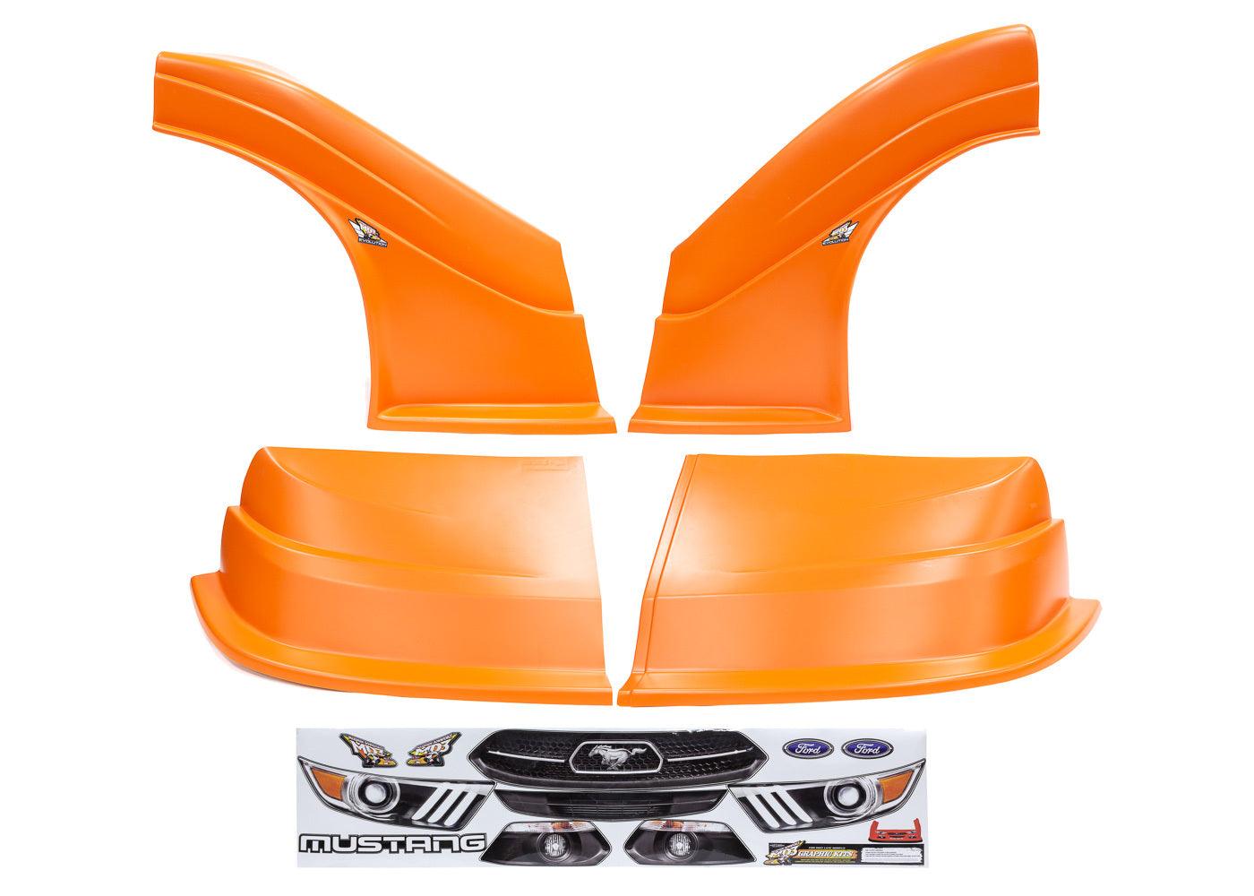 MD3 Evo DLM Combo Flt RS Mustang Orange - Burlile Performance Products