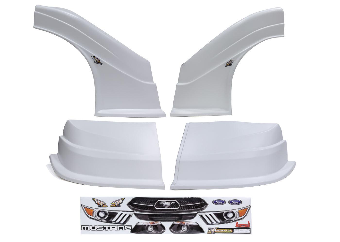 MD3 Evo DLM Combo Flt RS Mustang White - Burlile Performance Products