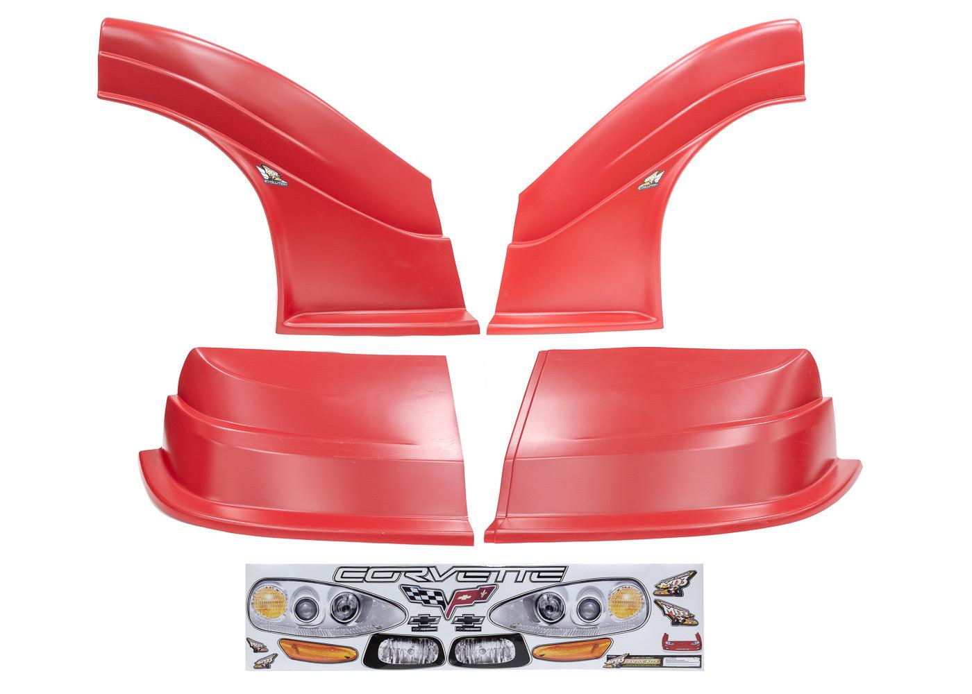 MD3 Evolution DLM Combo Corvette Red - Burlile Performance Products
