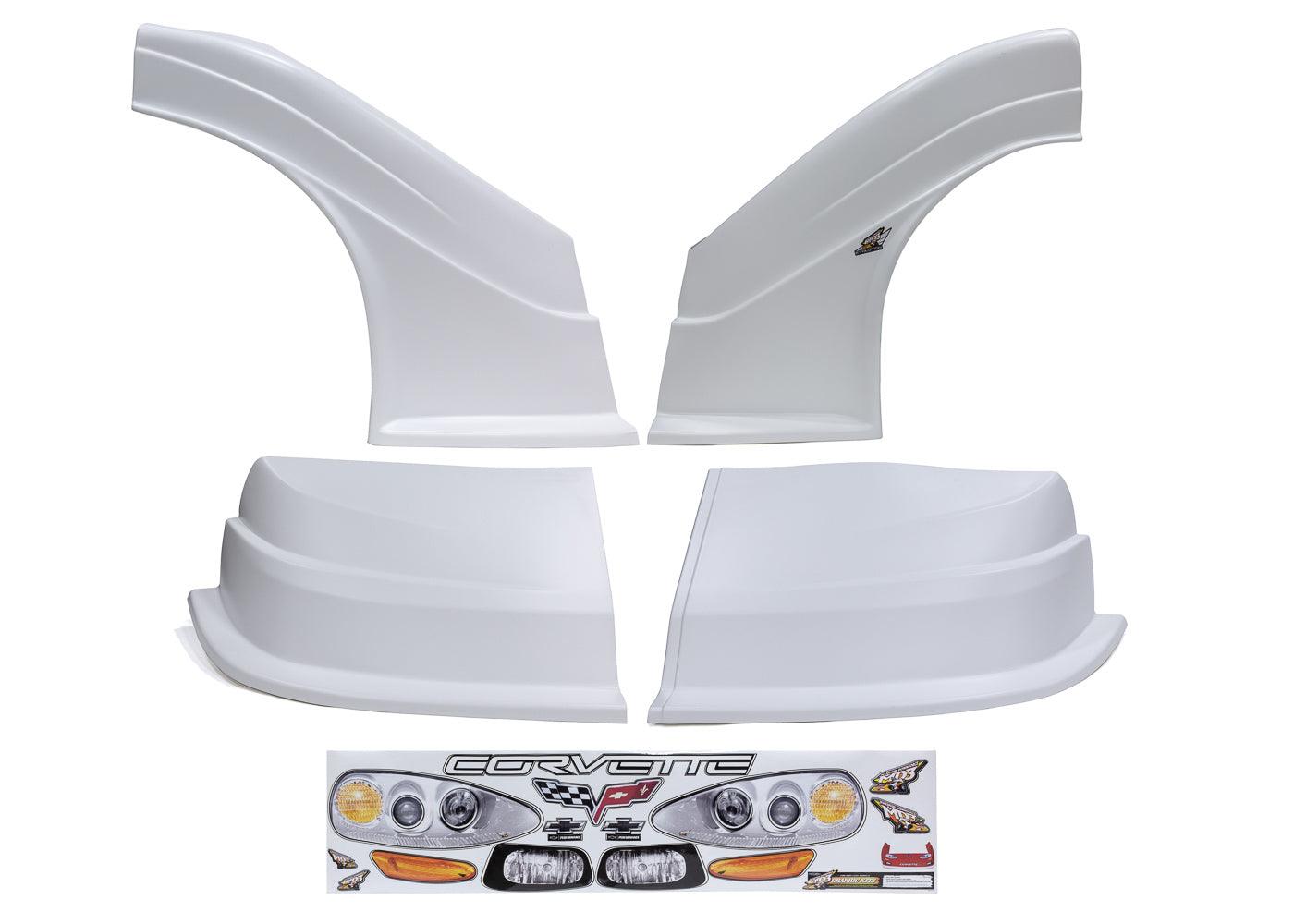 MD3 Evolution DLM Combo Corvette White - Burlile Performance Products
