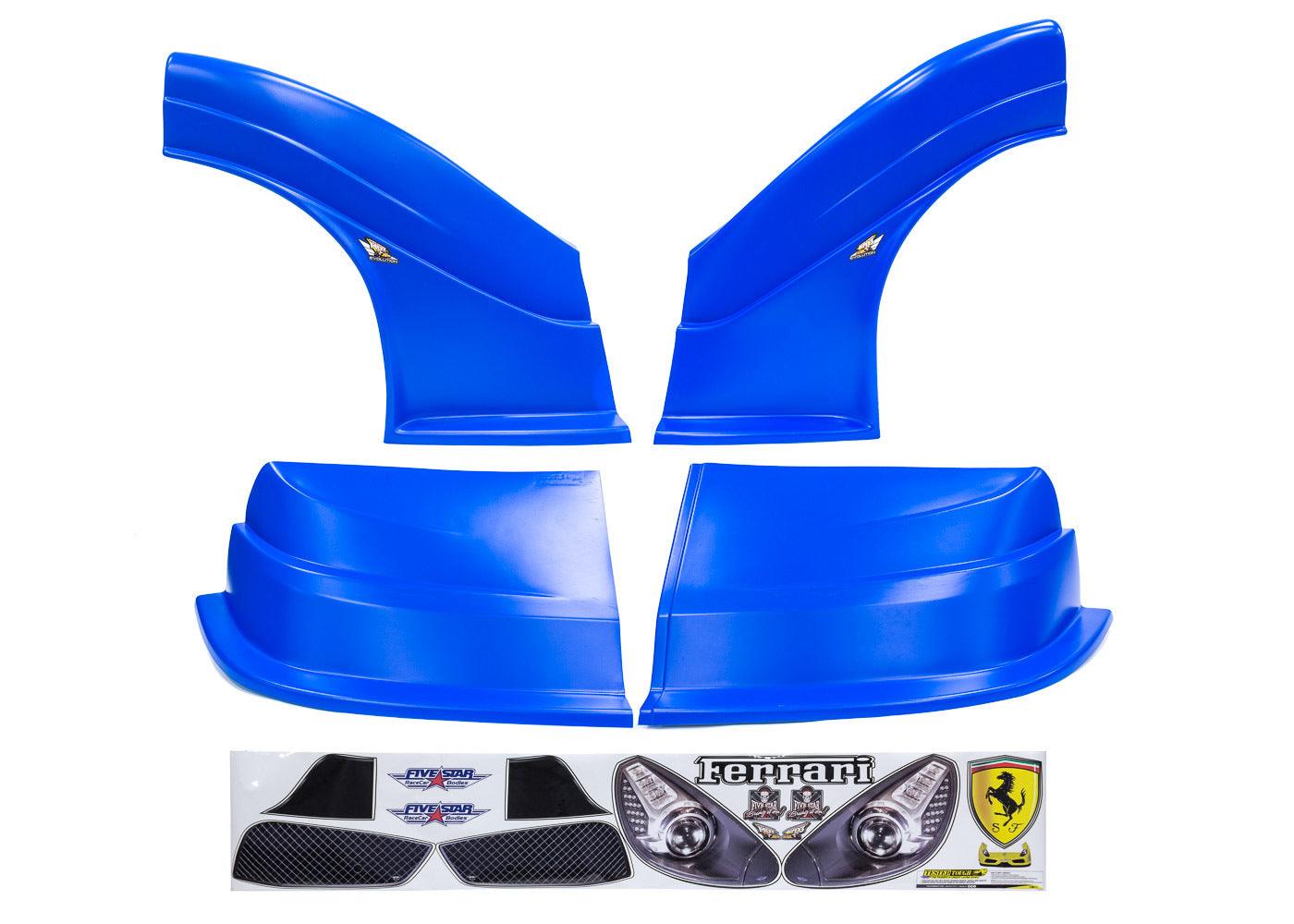 MD3 Evolution DLM Combo Ferrari Chevron Blue - Burlile Performance Products