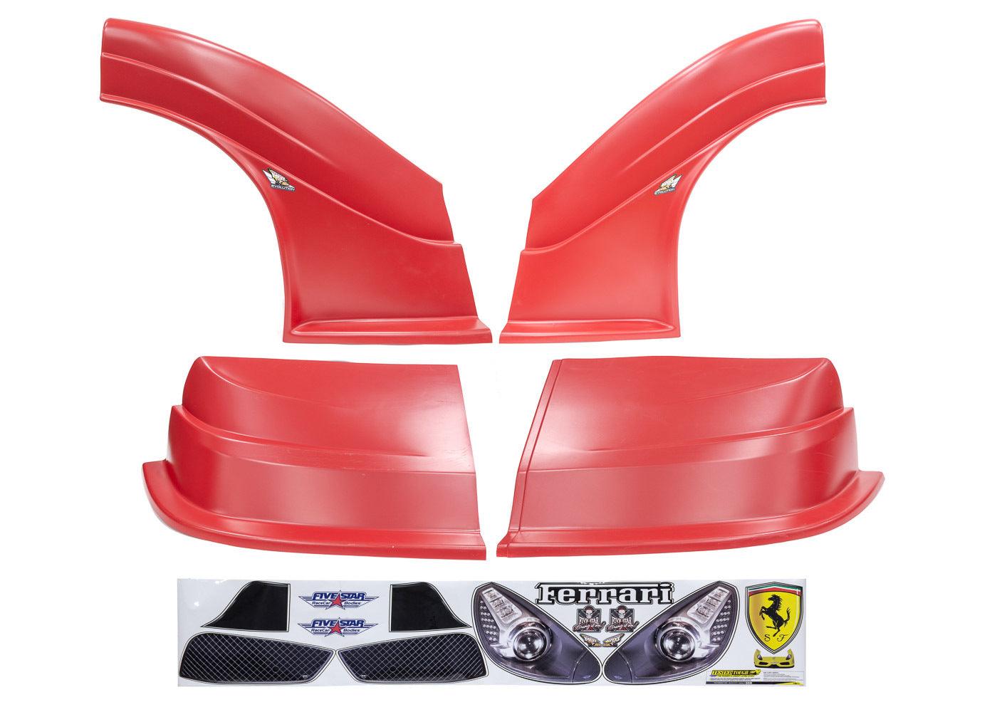 MD3 Evolution DLM Combo Ferrari Red - Burlile Performance Products