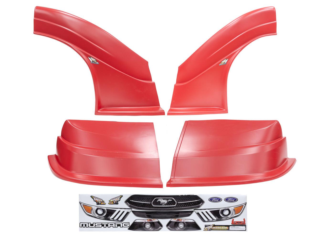 MD3 Evolution DLM Combo Mustang red - Burlile Performance Products