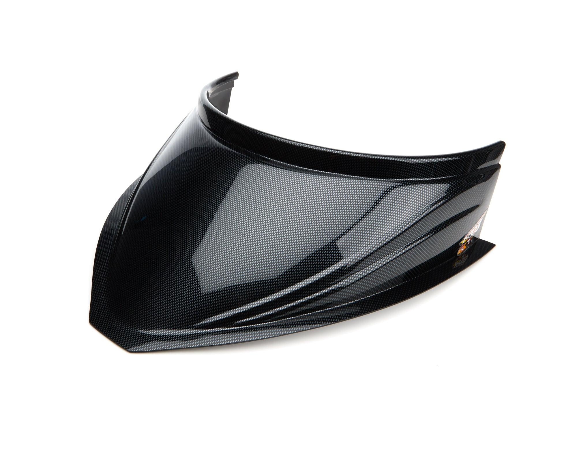 MD3 Hood Scoop 5in Tall 18in Wide Curved CF look - Burlile Performance Products