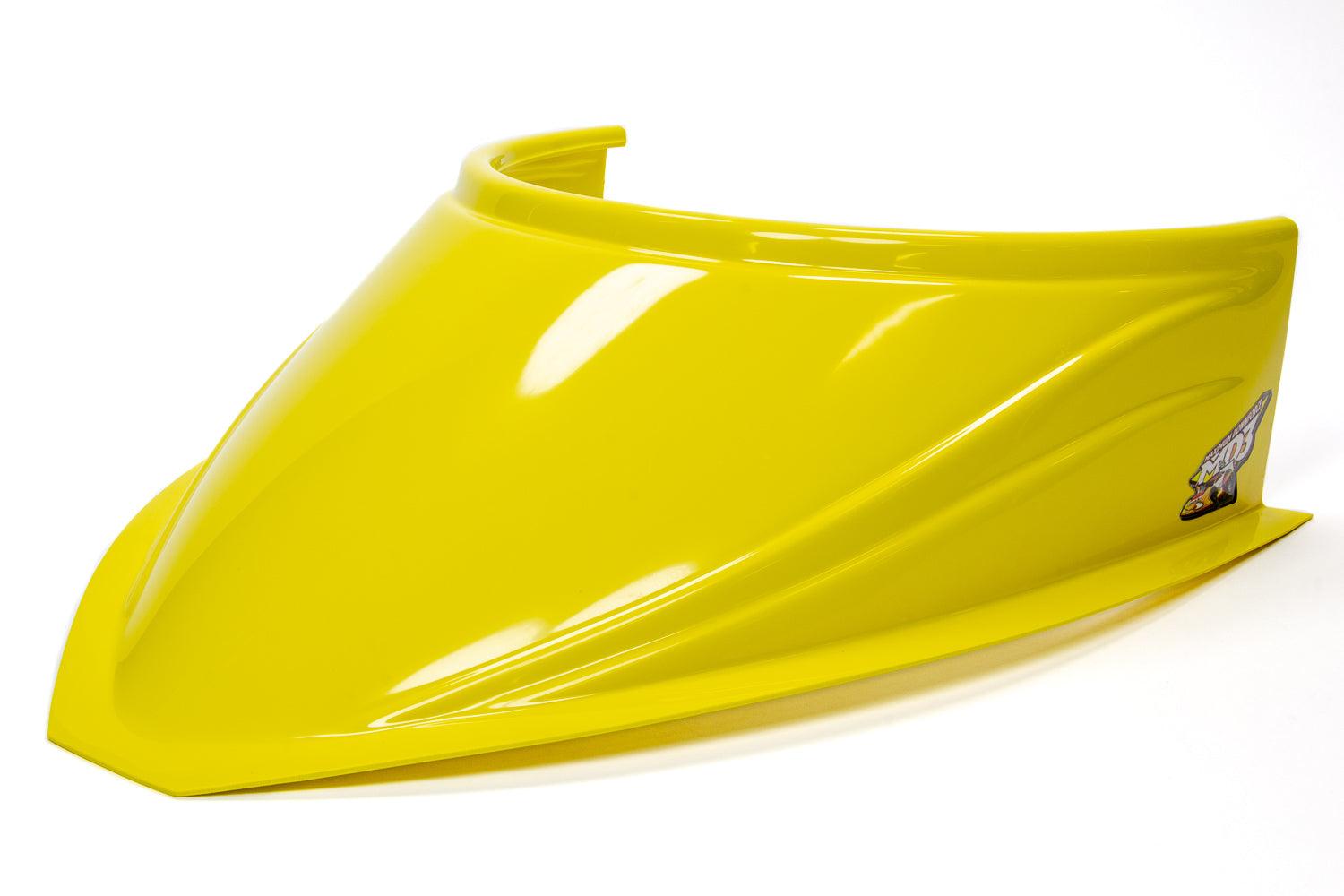 MD3 Hood Scoop 5in Tall Curved Yellow - Burlile Performance Products