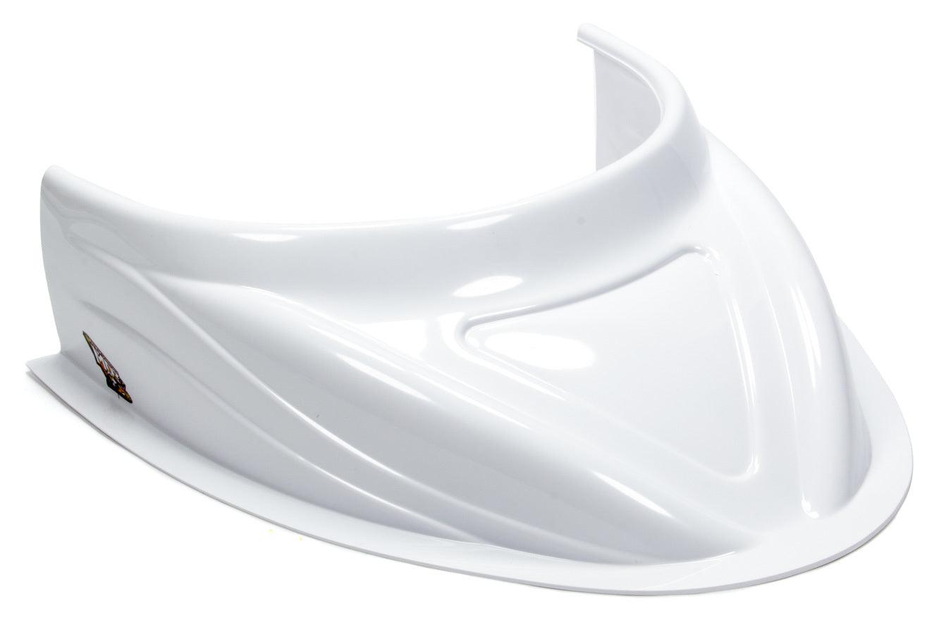 MD3 Hood Scoop 5in Tall Flat White - Burlile Performance Products