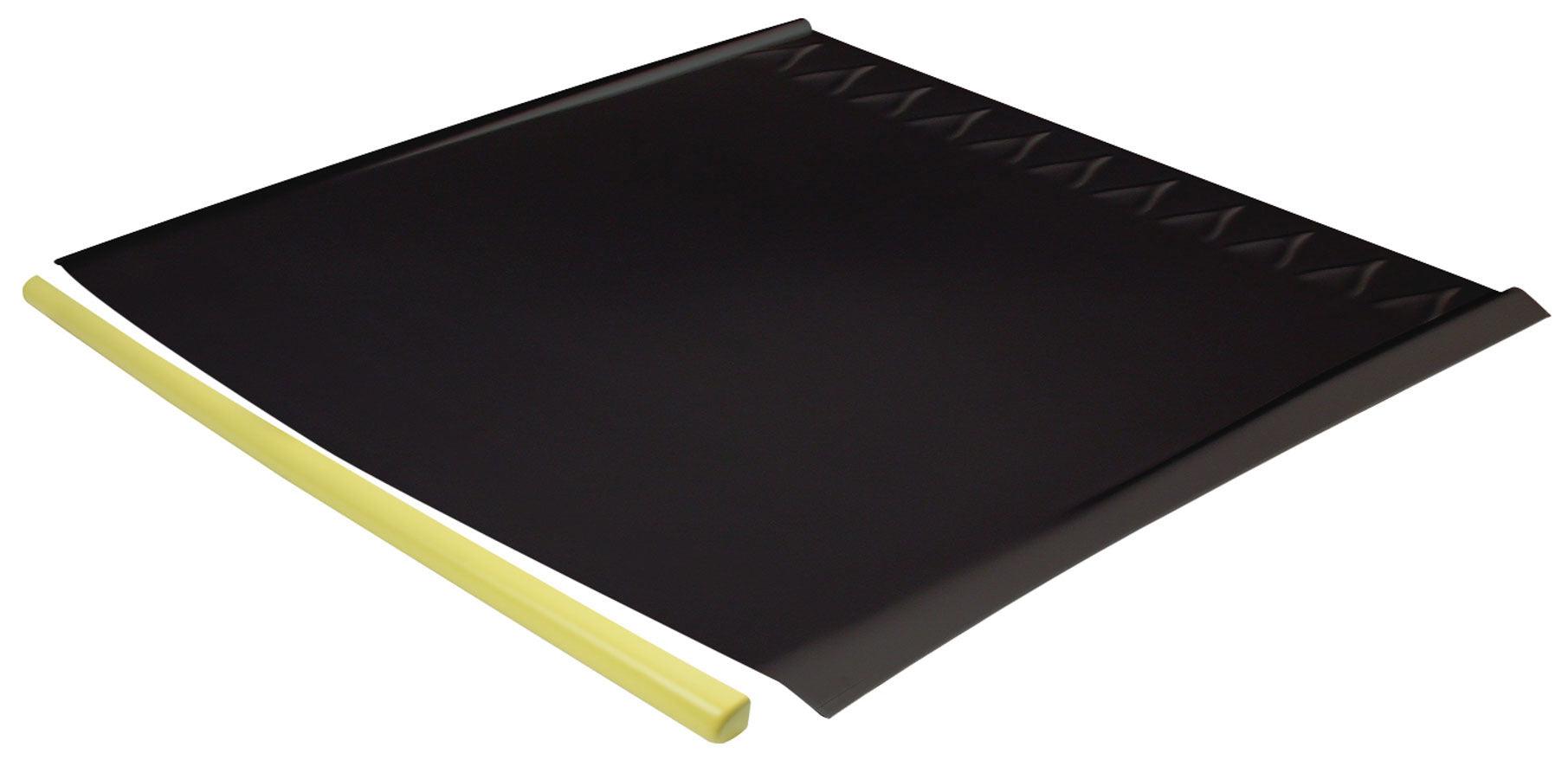 MD3 L/W Dirt Roof Black w/Yellow Cap - Burlile Performance Products