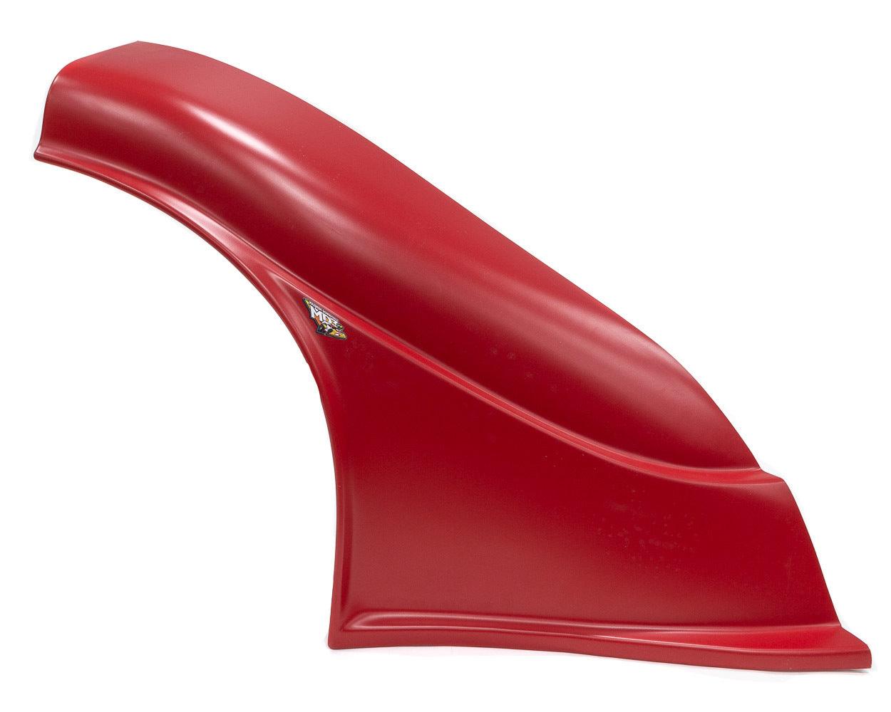 MD3 Plastic Dirt Fender Red Old Style - Burlile Performance Products