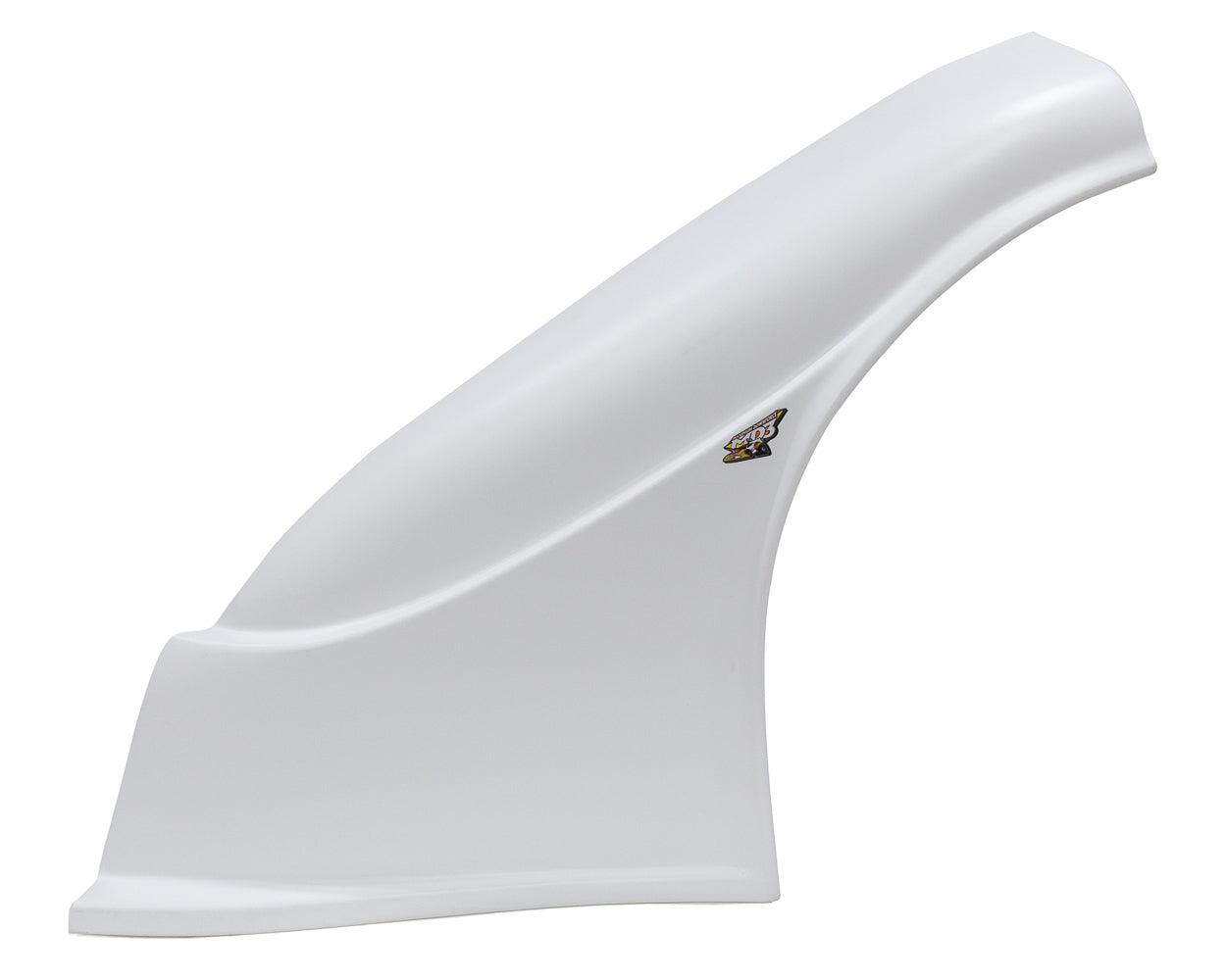 MD3 Plastic Dirt Fender White Old Style - Burlile Performance Products