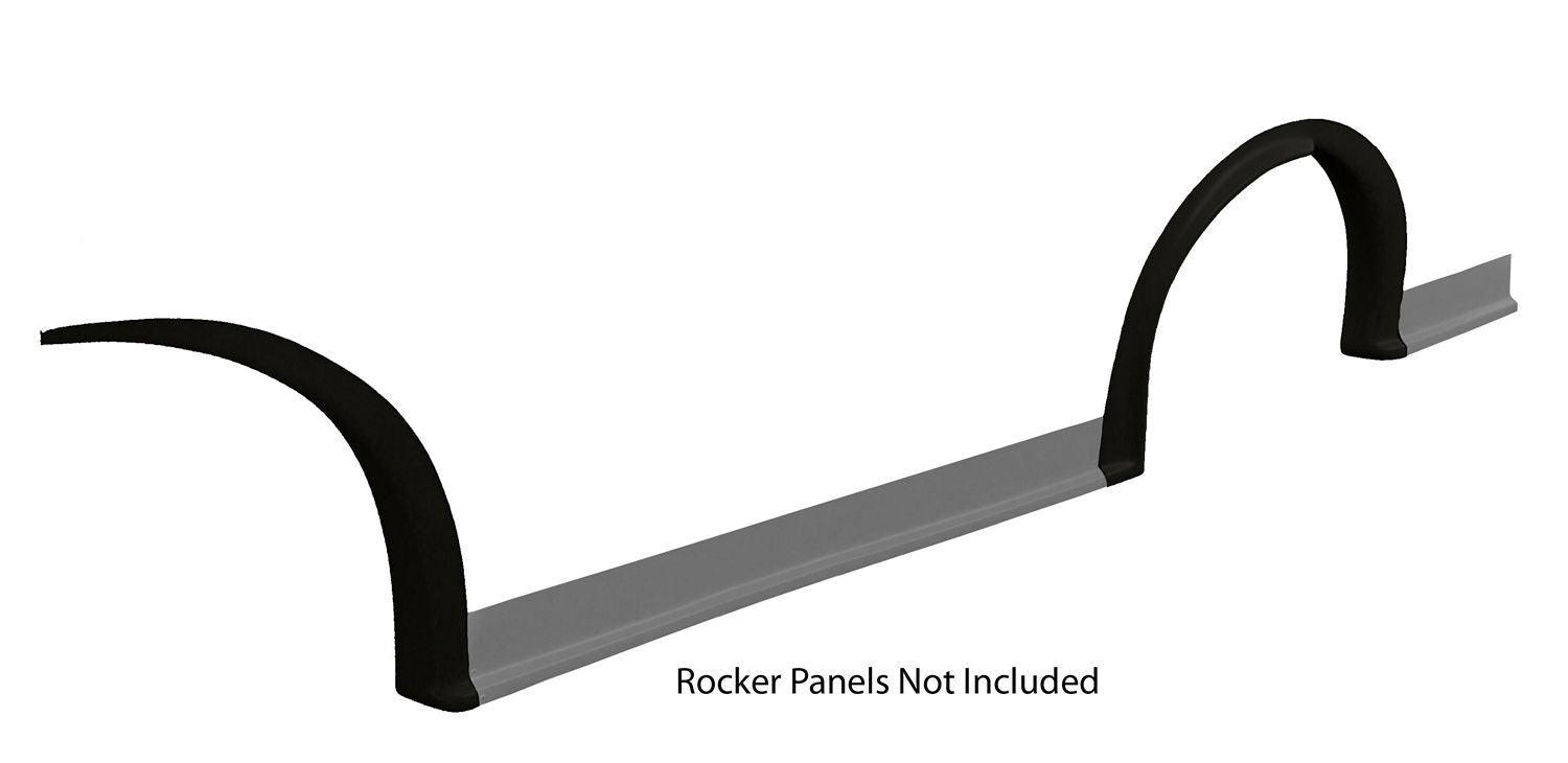 MD3 Wheel Flares Dirt Black Left - Burlile Performance Products