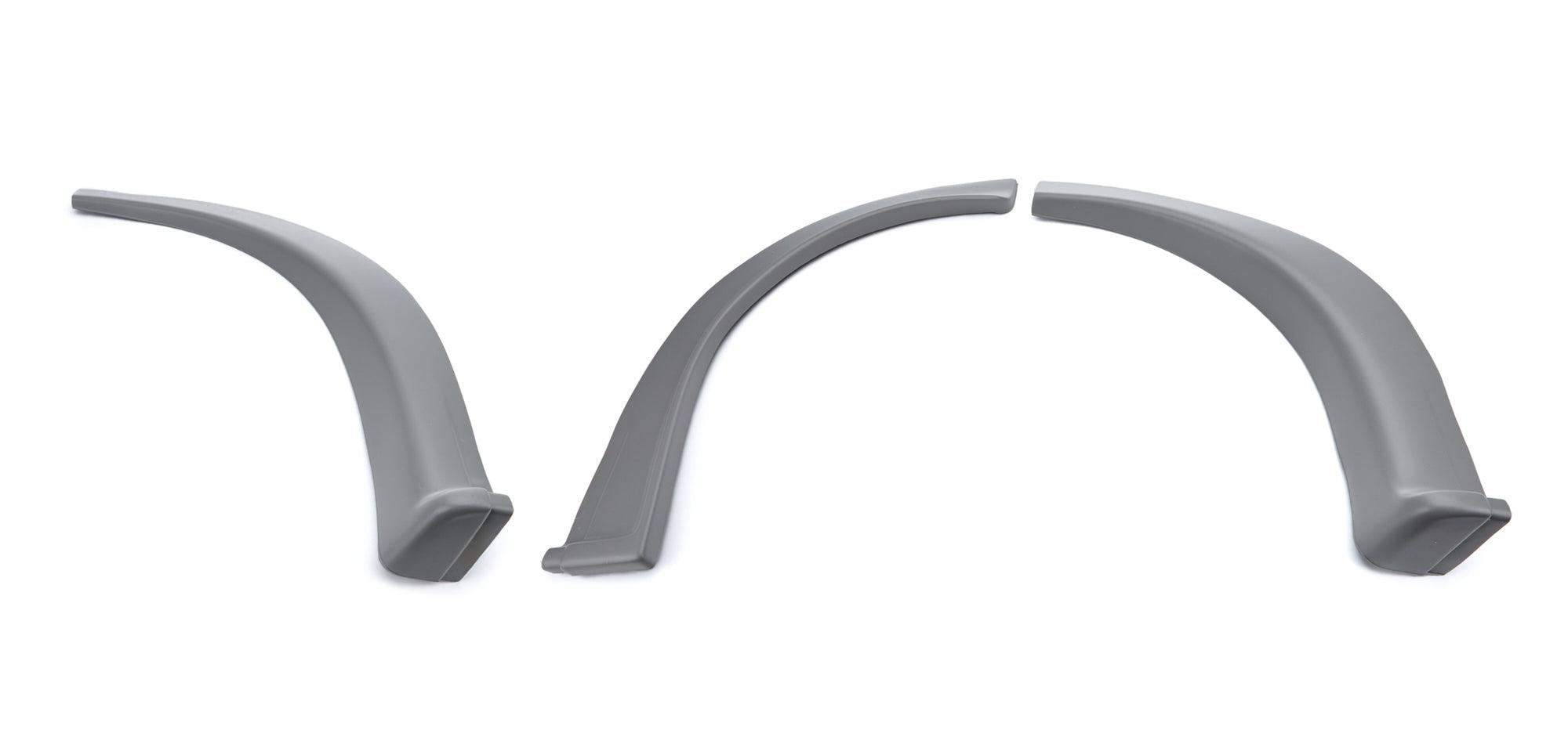 MD3 Wheel Flares Dirt Gray Left - Burlile Performance Products