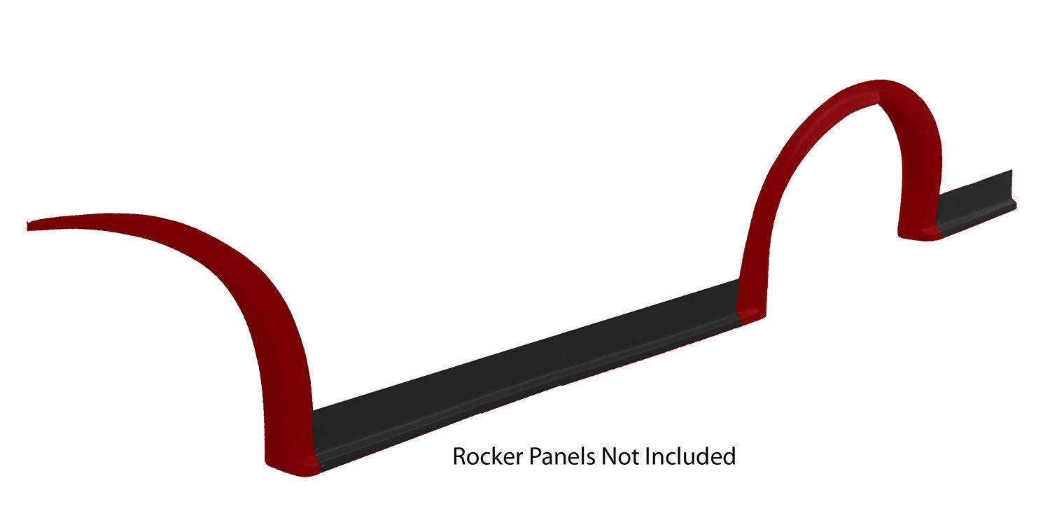 MD3 Wheel Flares Dirt Red Left - Burlile Performance Products