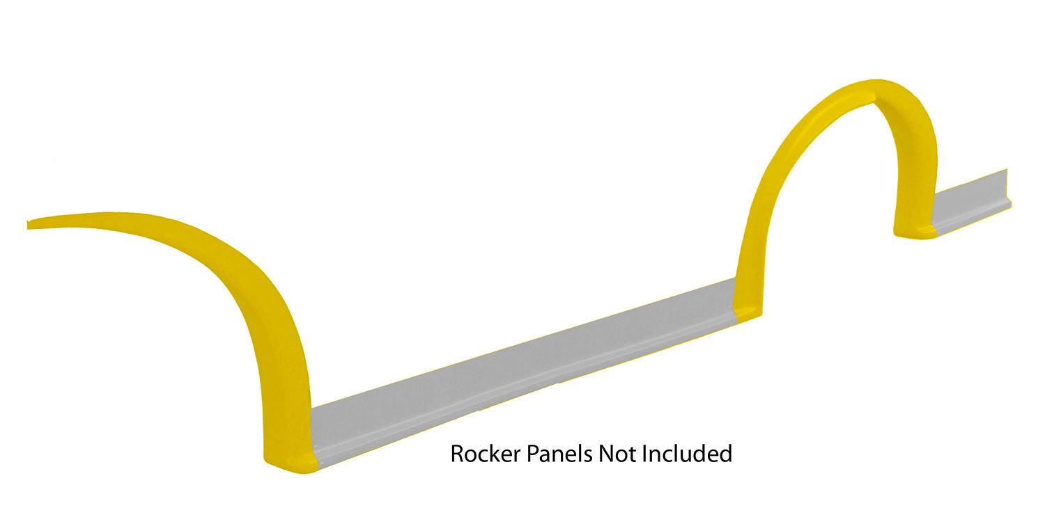 MD3 Wheel Flares Dirt Yellow Left - Burlile Performance Products