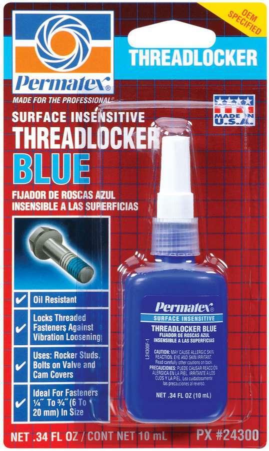 Medium Threadlocker 10ml Bottle - Blue - Burlile Performance Products