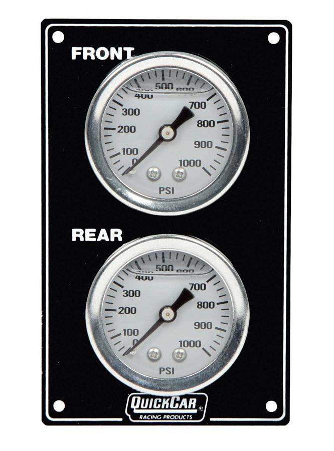 Mini Brake Bias Gauge Panel Vertical Black - Burlile Performance Products