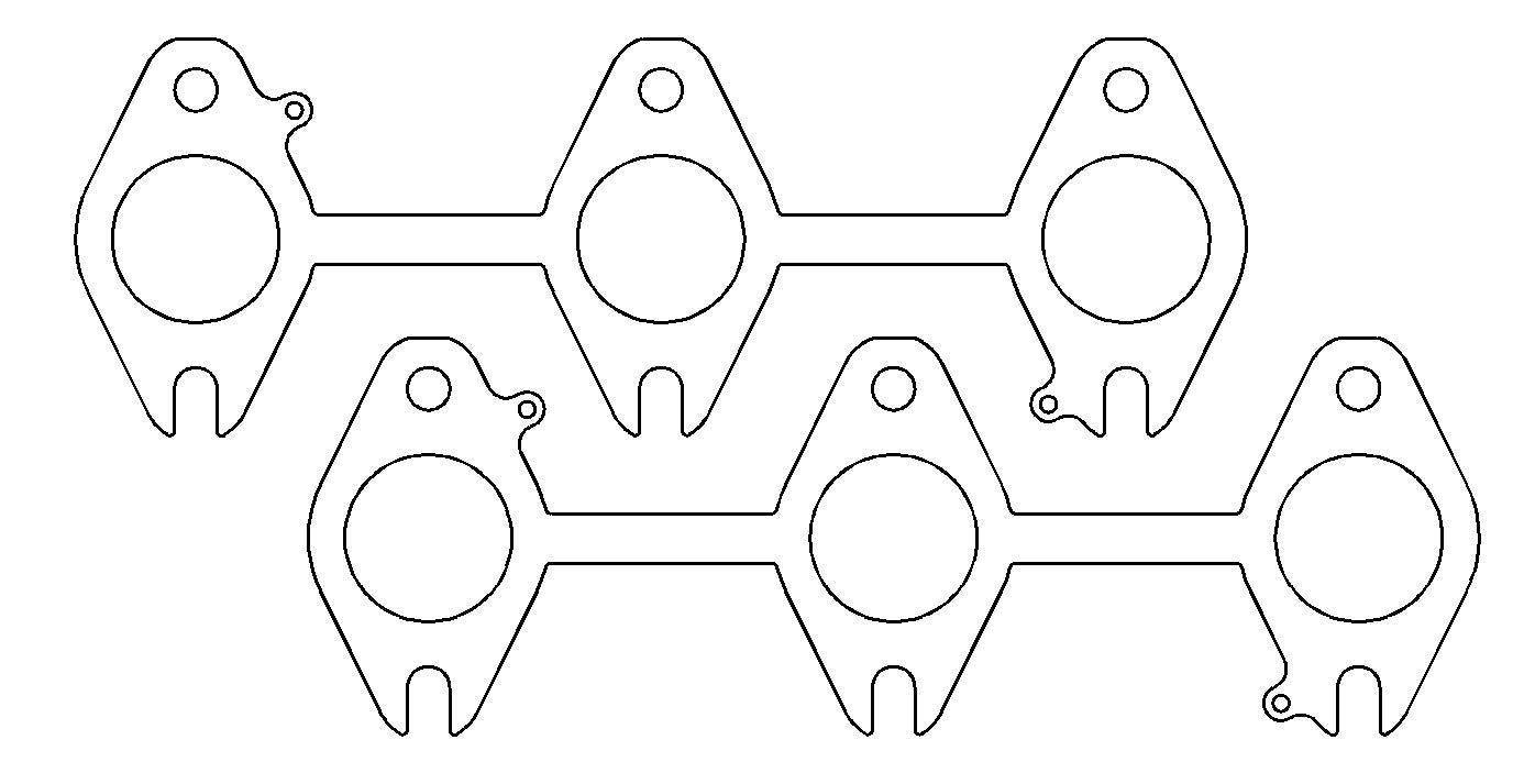 MLS Exhaust Gasket Set Dodge 5.9L Cummins Dsl - Burlile Performance Products