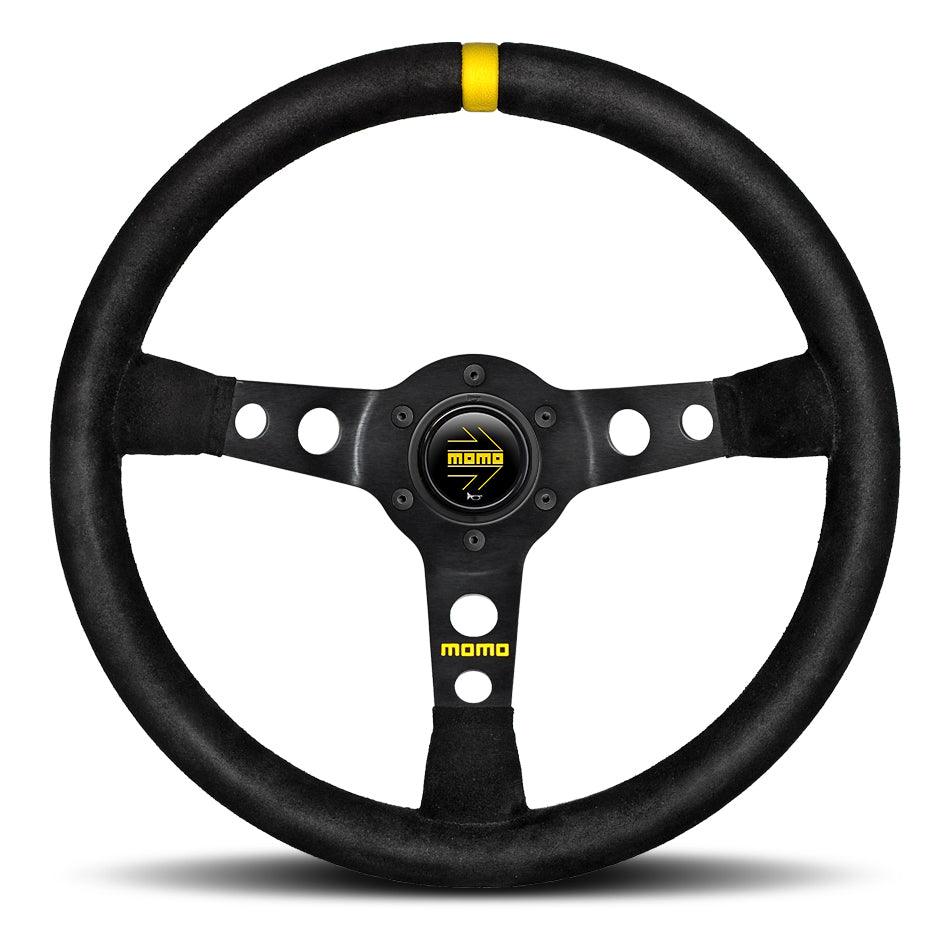 MOD 07 Steering Wheel Black Suede - Burlile Performance Products